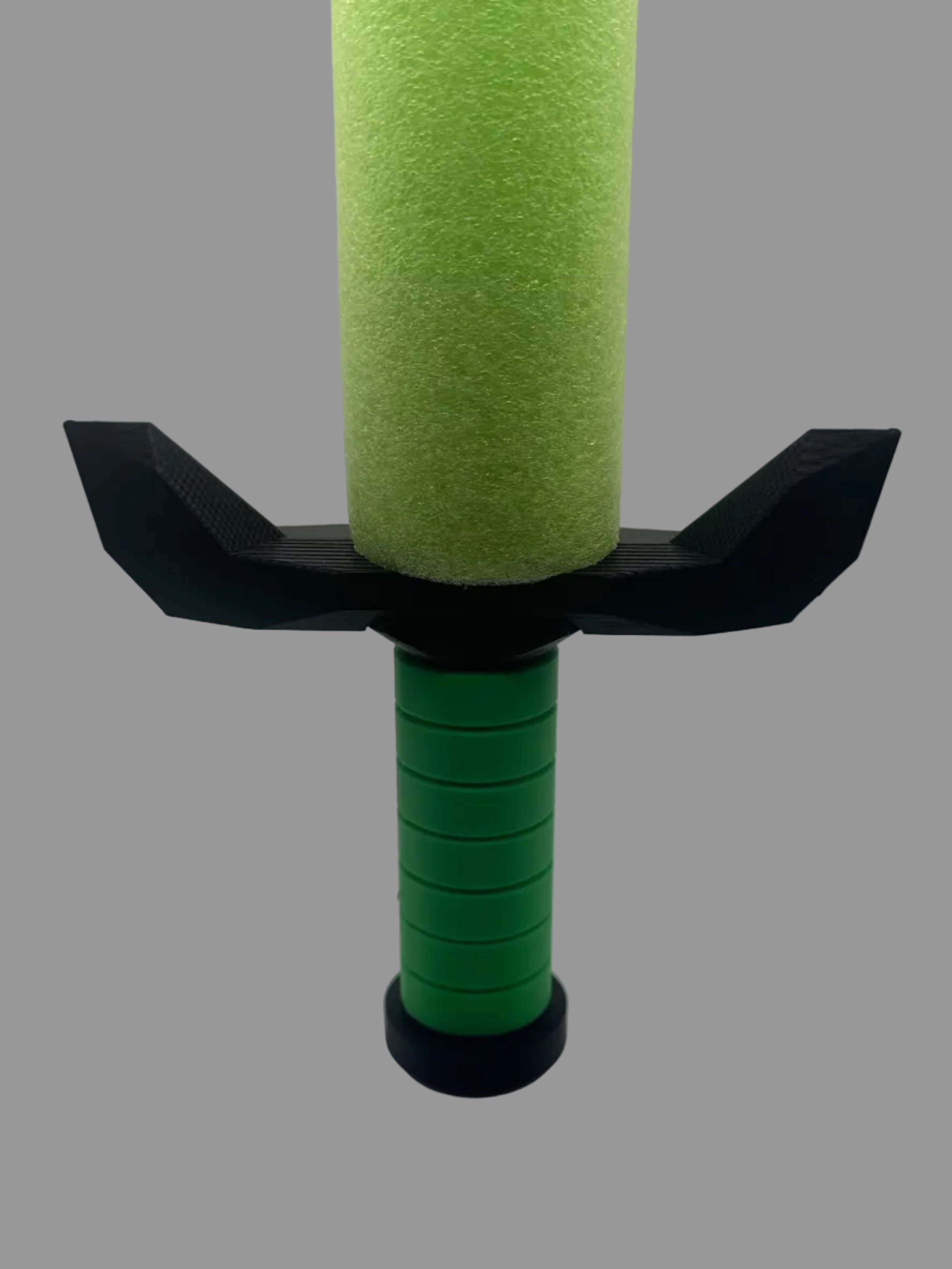 Green and Black pool noodle sword