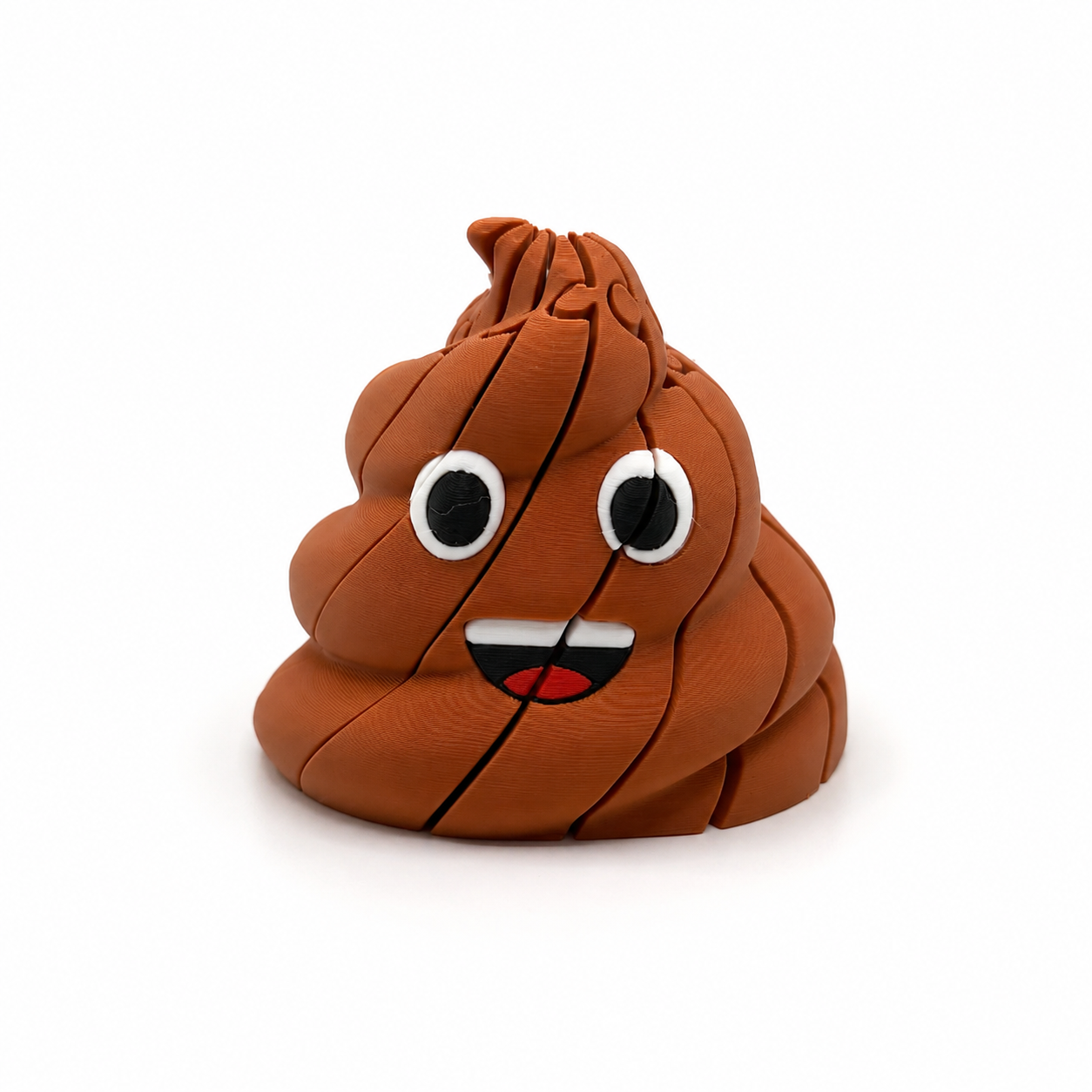 Articulated Poop Emoji Fidget Toy | 3D Printed Desk Buddy | Funny Gift for Kids & Adults | Sensory Toy | Collectible Desk Decor