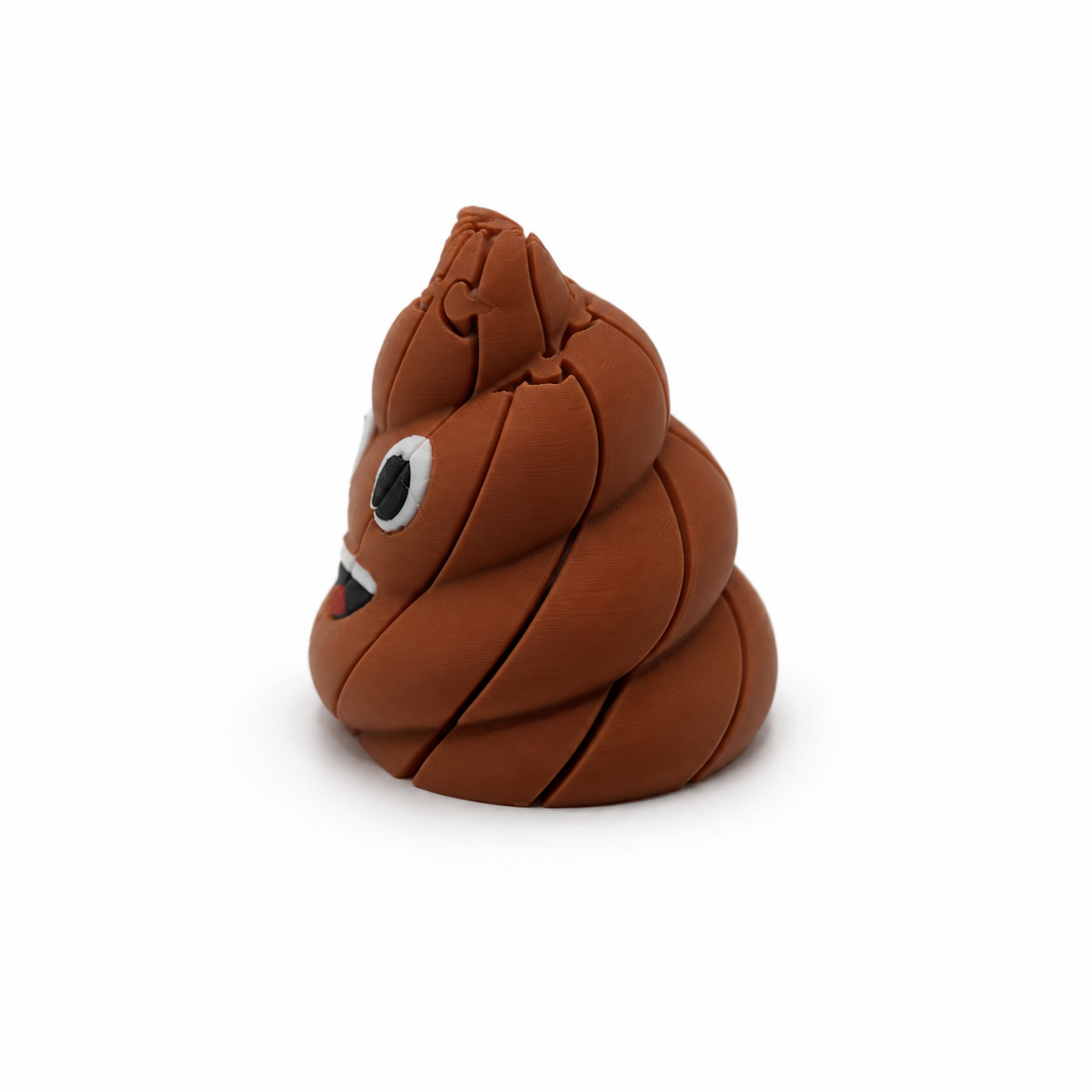Articulated Poop Emoji Fidget Toy | 3D Printed Desk Buddy | Funny Gift for Kids & Adults | Sensory Toy | Collectible Desk Decor