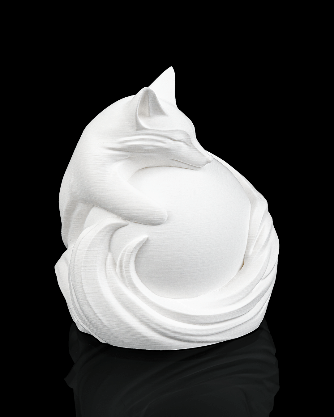White meringue on a black background