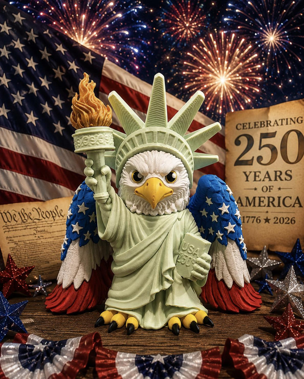 Liberty Eagle Statue Figure
