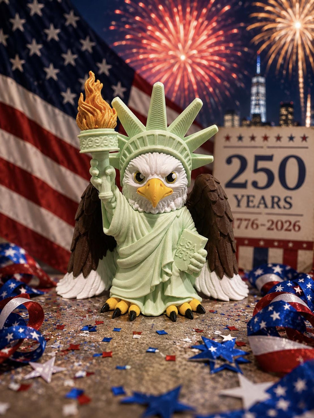Liberty Eagle Statue Figure