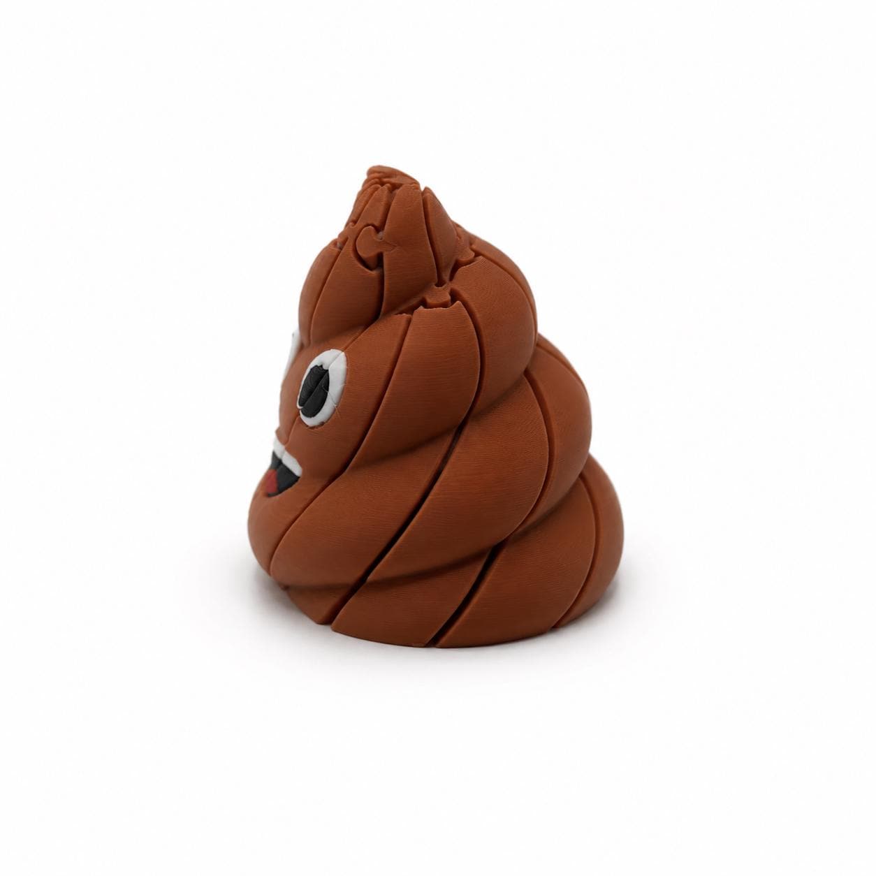 Articulated Poop Emoji Fidget Toy | 3D Printed Desk Buddy | Funny Gift for Kids & Adults | Sensory Toy | Collectible Desk Decor