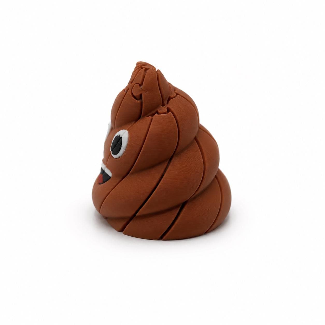 Articulated Poop Emoji Fidget Toy | 3D Printed Desk Buddy | Funny Gift for Kids & Adults | Sensory Toy | Collectible Desk Decor