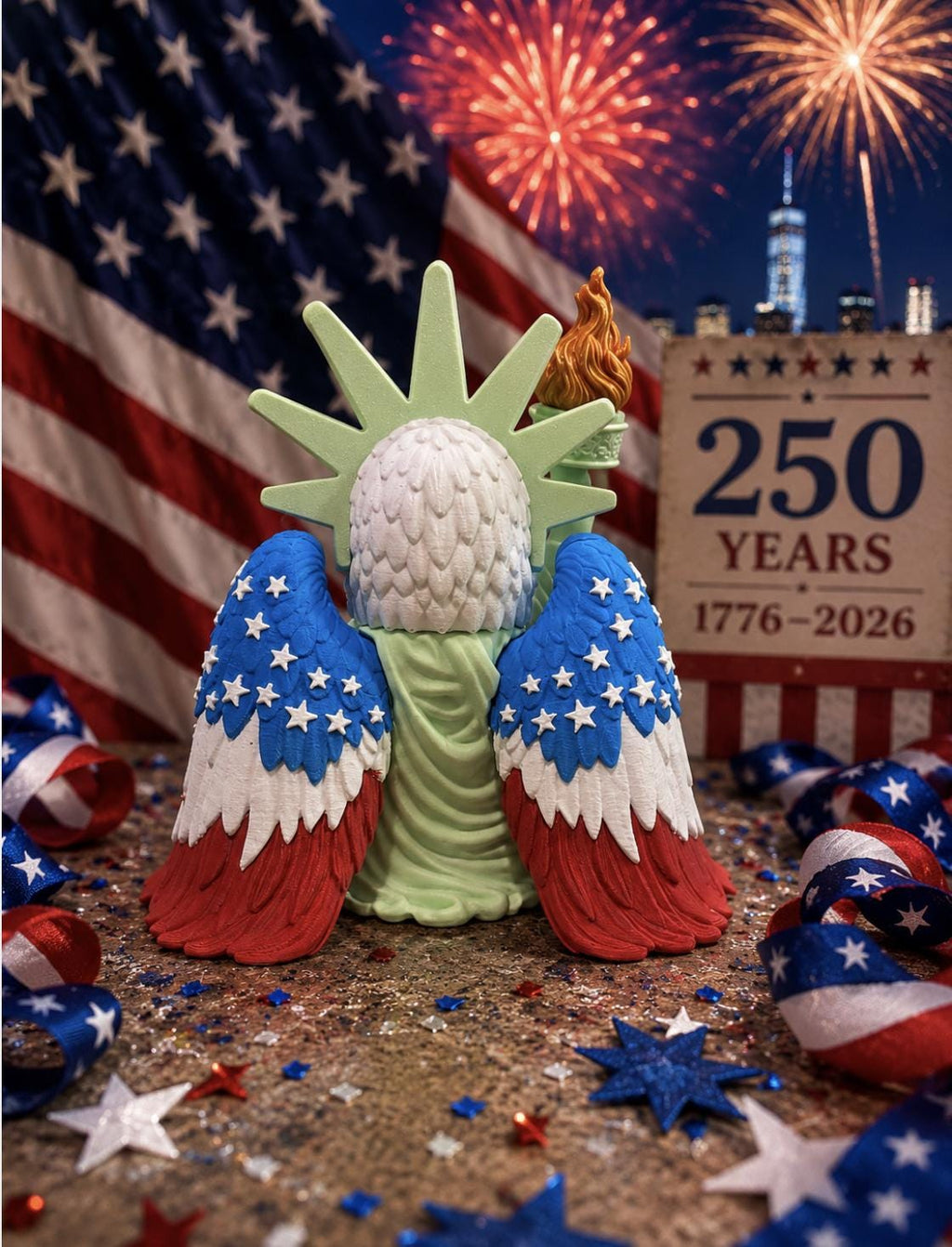 Liberty Eagle Statue Figure