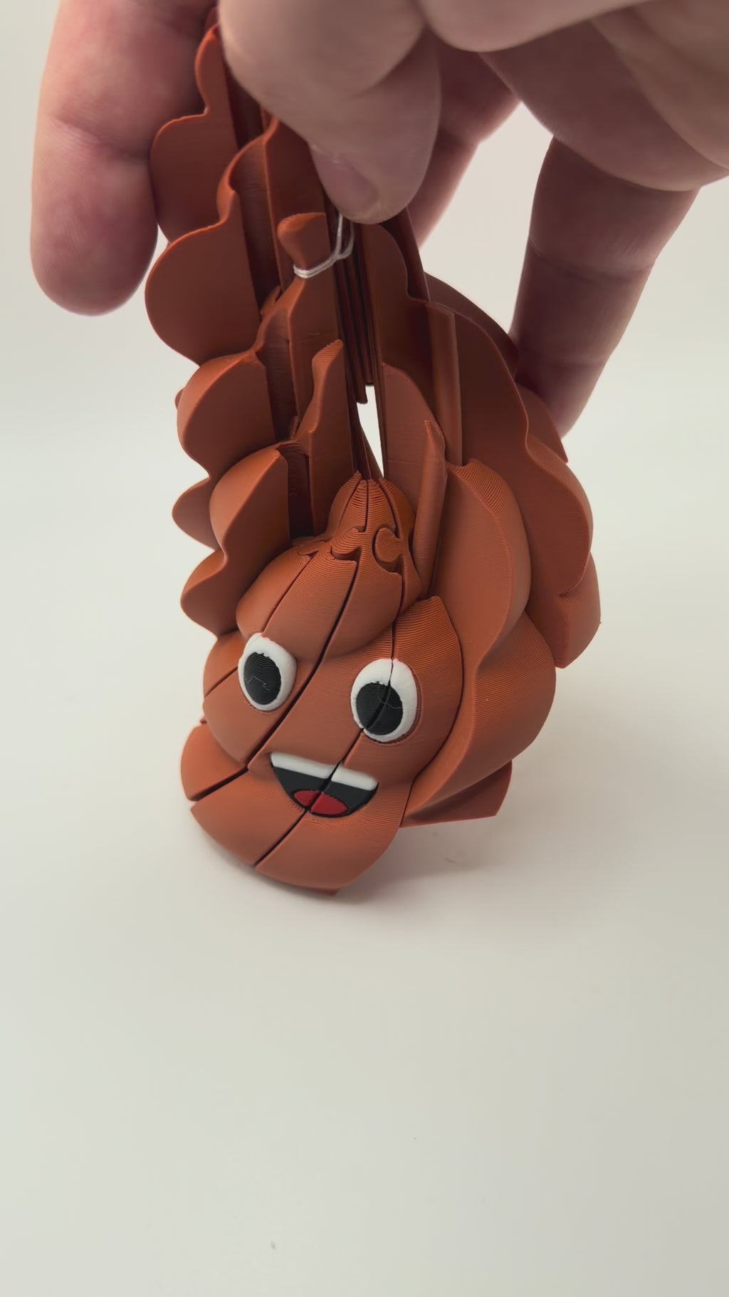 Articulated Poop Emoji Fidget Toy | 3D Printed Desk Buddy | Funny Gift for Kids & Adults | Sensory Toy | Collectible Desk Decor