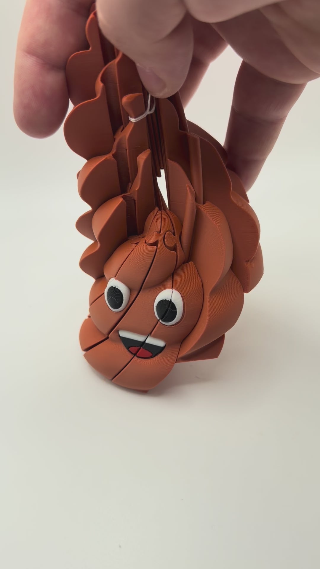 Articulated Poop Emoji Fidget Toy | 3D Printed Desk Buddy | Funny Gift for Kids & Adults | Sensory Toy | Collectible Desk Decor