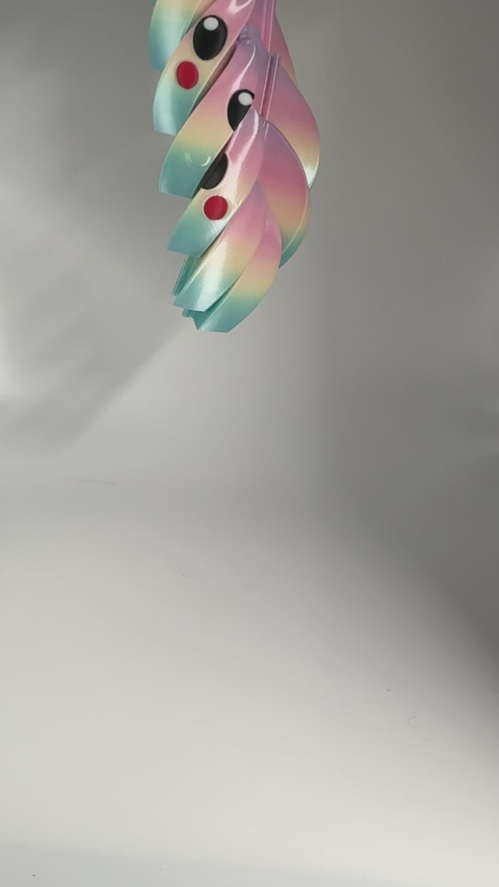 Kawaii Fidget Dumpling, Cute 3D Printed Sensory Toy, Articulated Desk Fidget, Rainbow Dumpling Gift, Stocking Stuffer