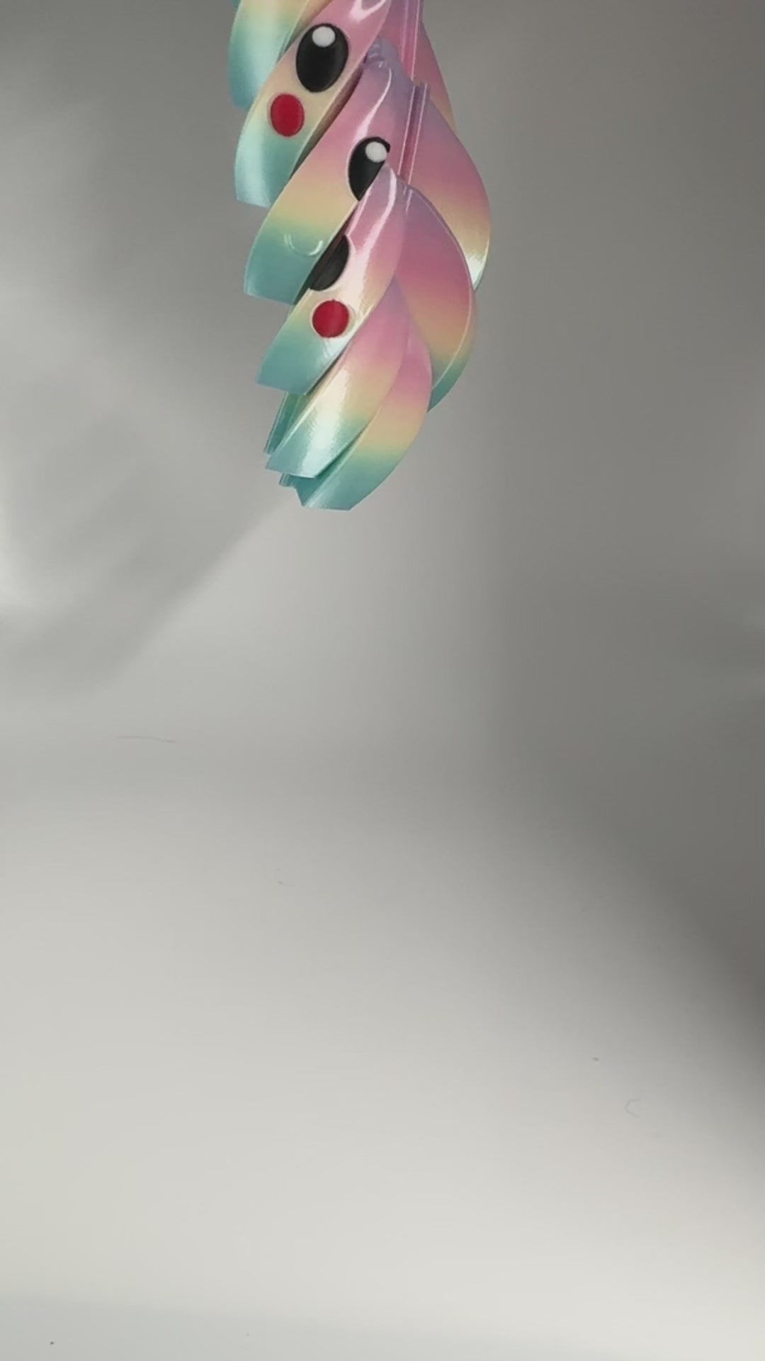 Kawaii Fidget Dumpling, Cute 3D Printed Sensory Toy, Articulated Desk Fidget, Rainbow Dumpling Gift, Stocking Stuffer